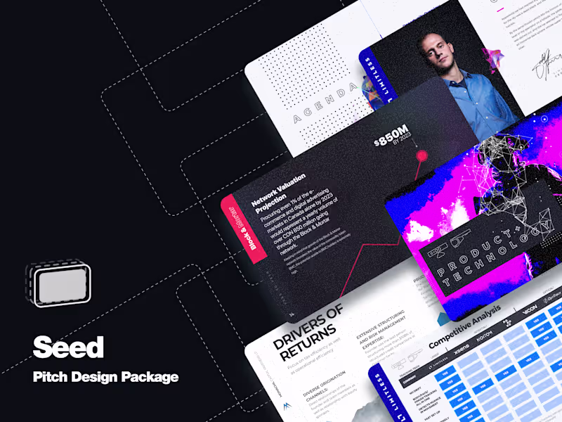 Cover image for Seed Pitch Deck Design Package