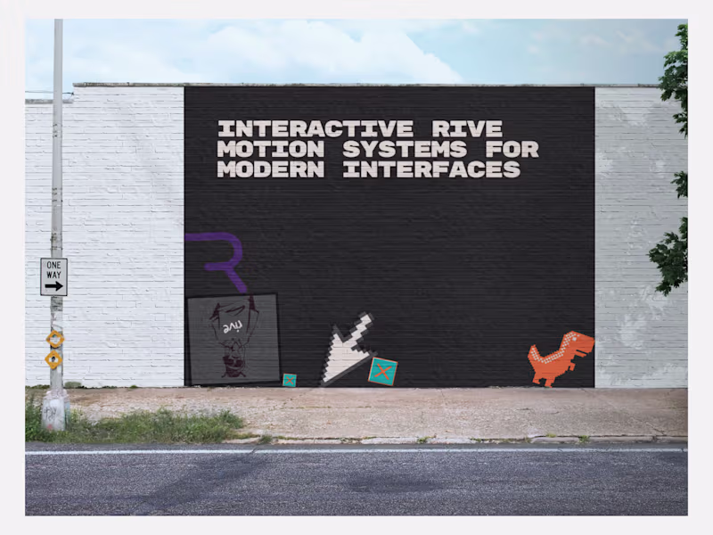 Cover image for Interactive Rive Motion Systems for Modern Interfaces