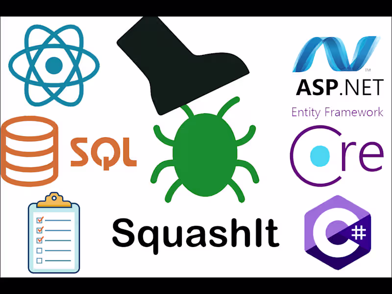 Cover image for SquashIt is a bug tracking console application built with C#...