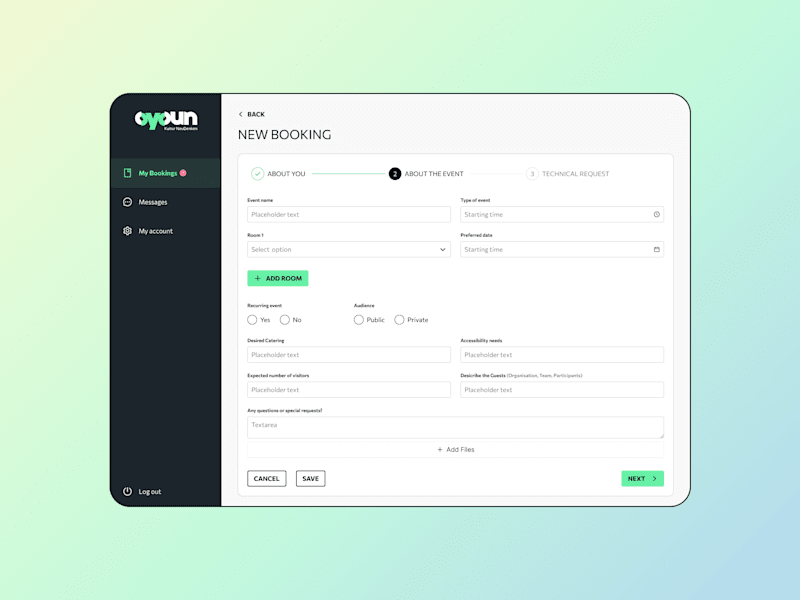 Cover image for Oyoun booking Platform