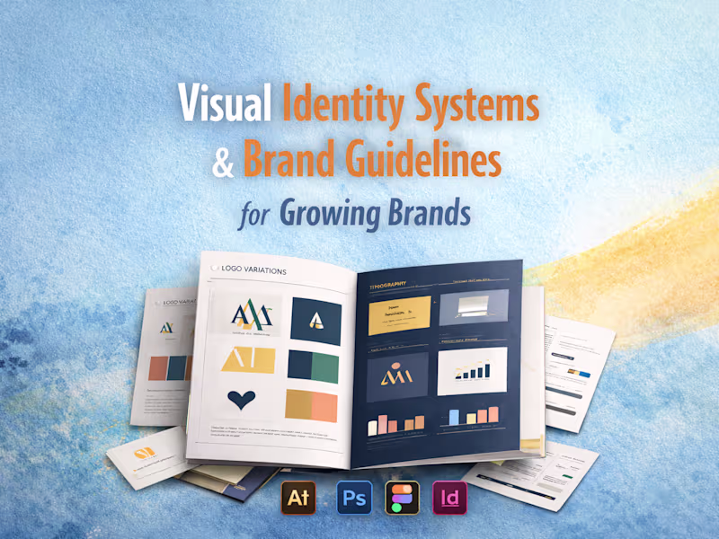 Cover image for Visual Identity Systems & Brand Guidelines for Growing Brands