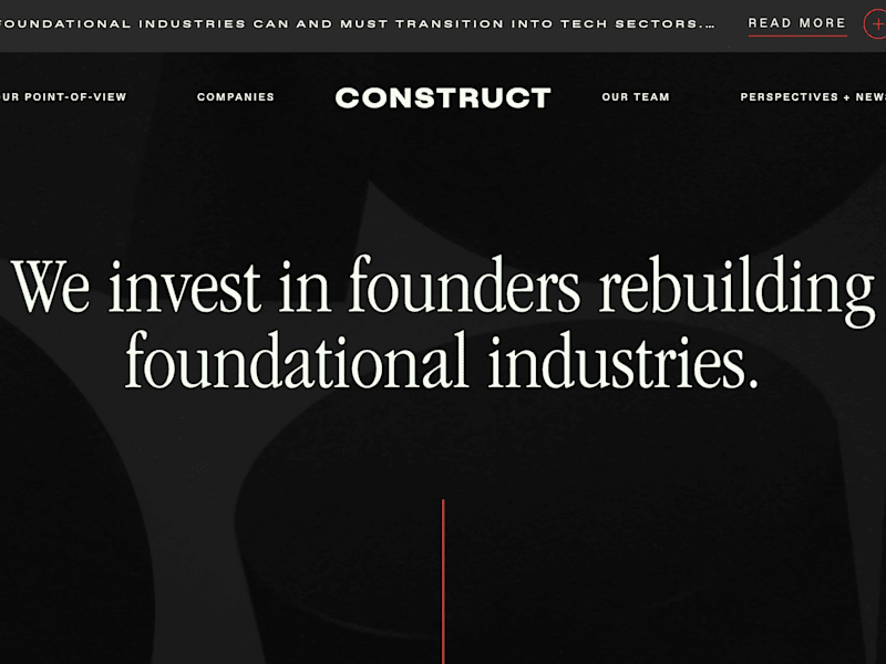 Cover image for Construct Capital | Investing in Foundational Industries