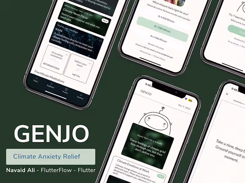 Cover image for Genjo - Climate Anxiety Relief