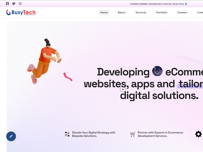 Cover image for BusyTech Co. – Consulting & Outsourcing