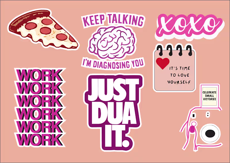 Cover image for Digital Illustrations & Stickers