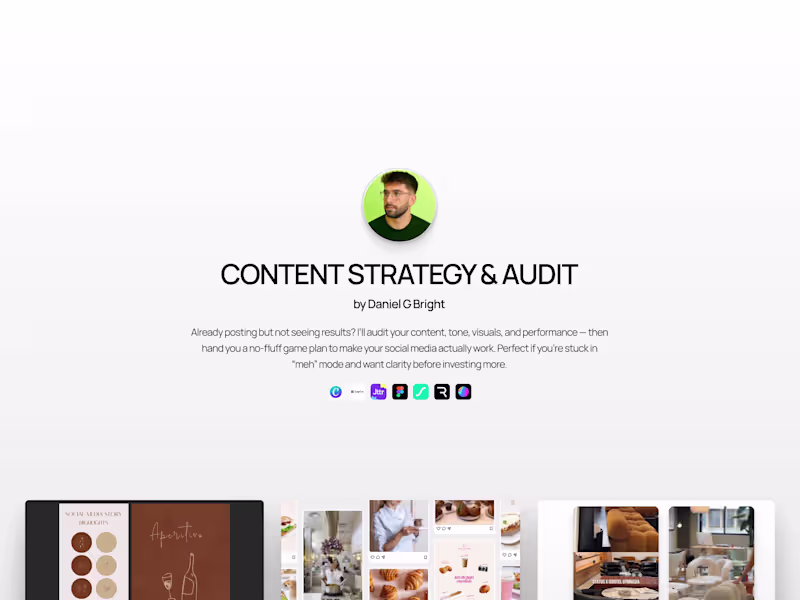 Cover image for  Content Strategy & Audit