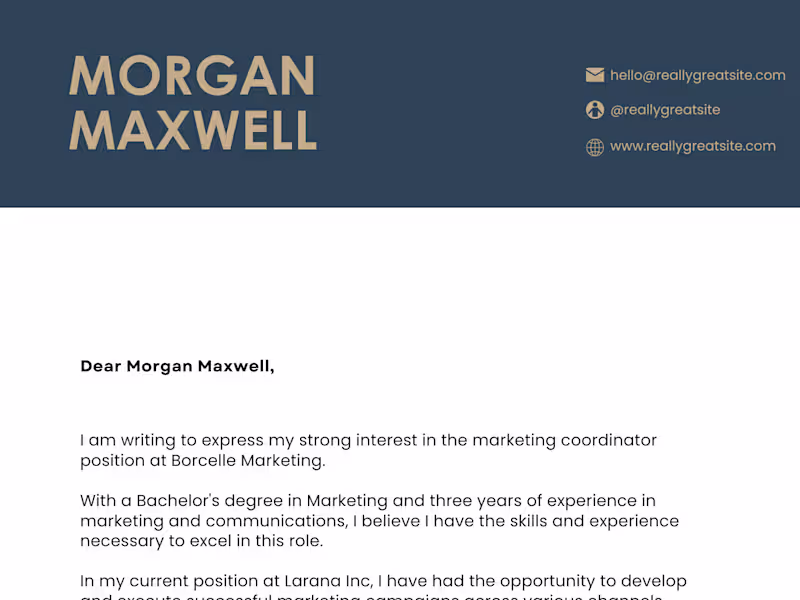 Cover image for Cover Letter writing and design