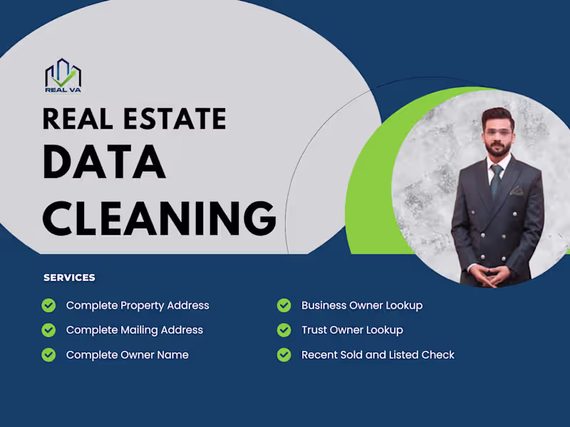 Cover image for Real Estate Data Cleaning