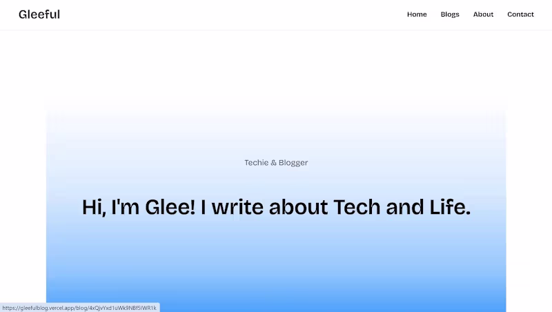 Cover image for A modern blog website developed with React and Contentful CM...