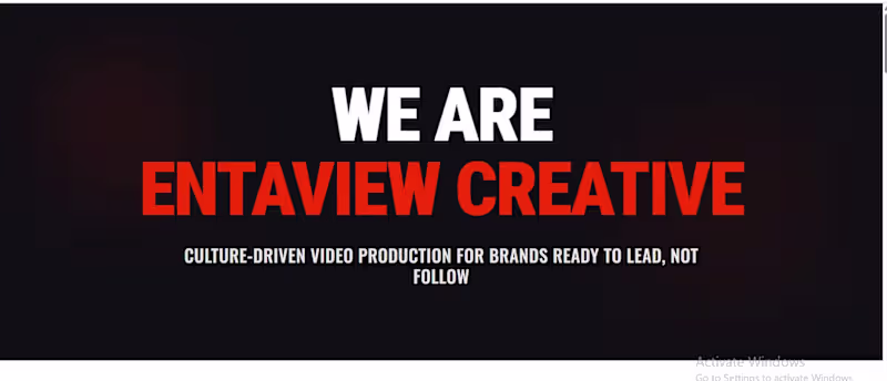 Cover image for Entaview - Cinematic Film Production Replit app customization