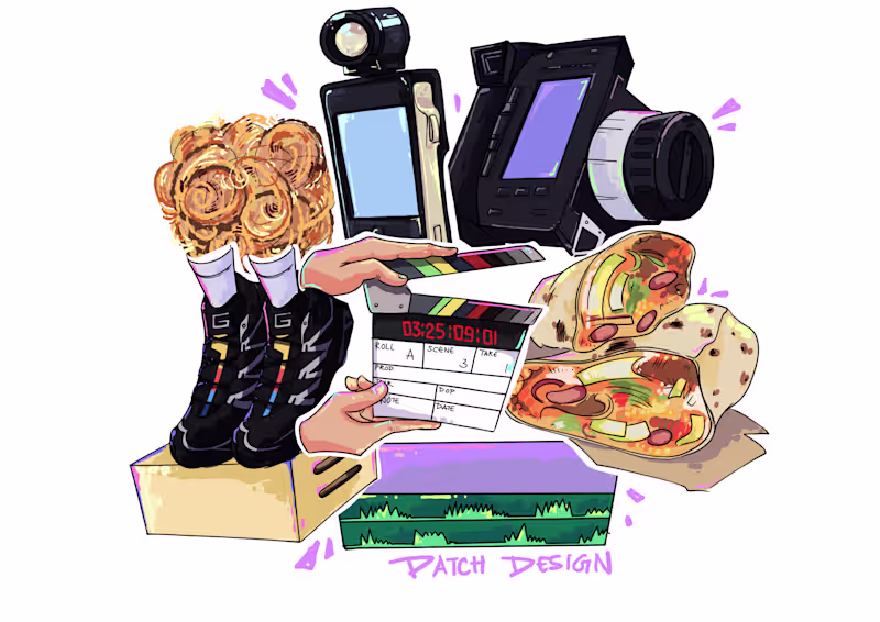 Cover image for  Hand drawn sticker design, badge, patch design