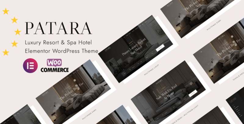 Cover image for Patara - Luxury Resort & Spa Hotel Elementor WordPress Theme