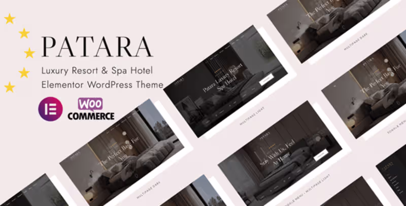 Cover image for Patara - Luxury Resort & Spa Hotel Elementor WordPress Theme