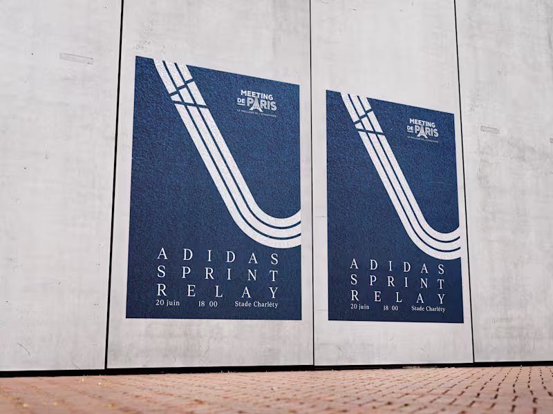 Cover image for Adidas 10K Paris — Visual Campaign Design