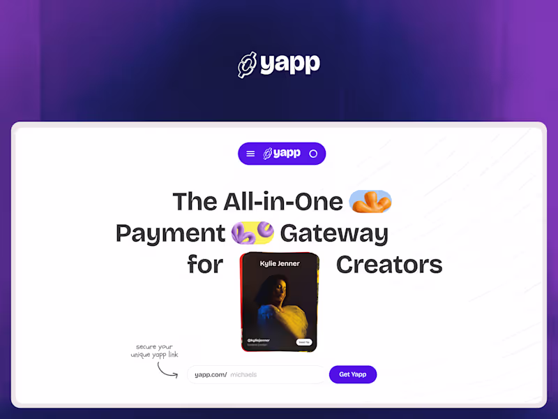 Cover image for Yapp Platform Design Project