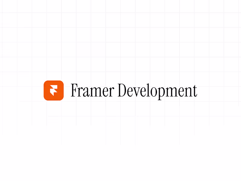 Cover image for Framer Website Development