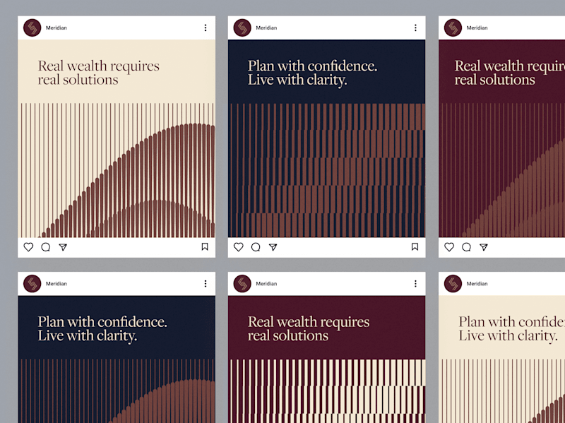 Cover image for Meridian Financial Planning | Brand Identity Design