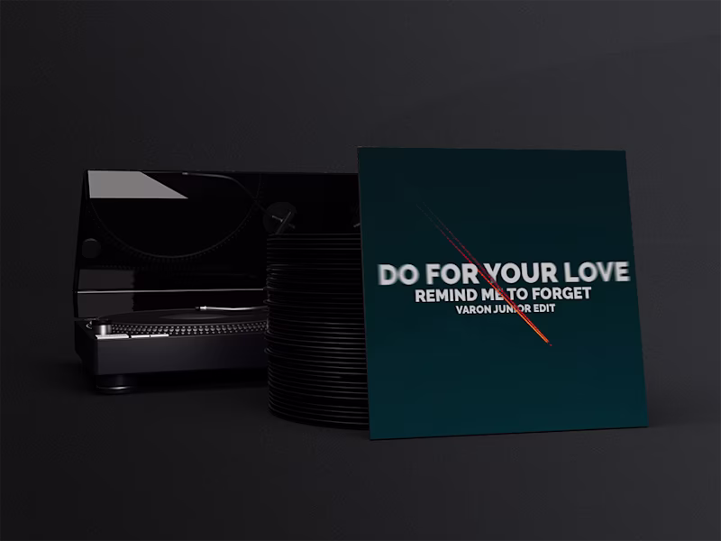 Cover image for Cover branding for Varon Junior's 'Remind Me to Forget'