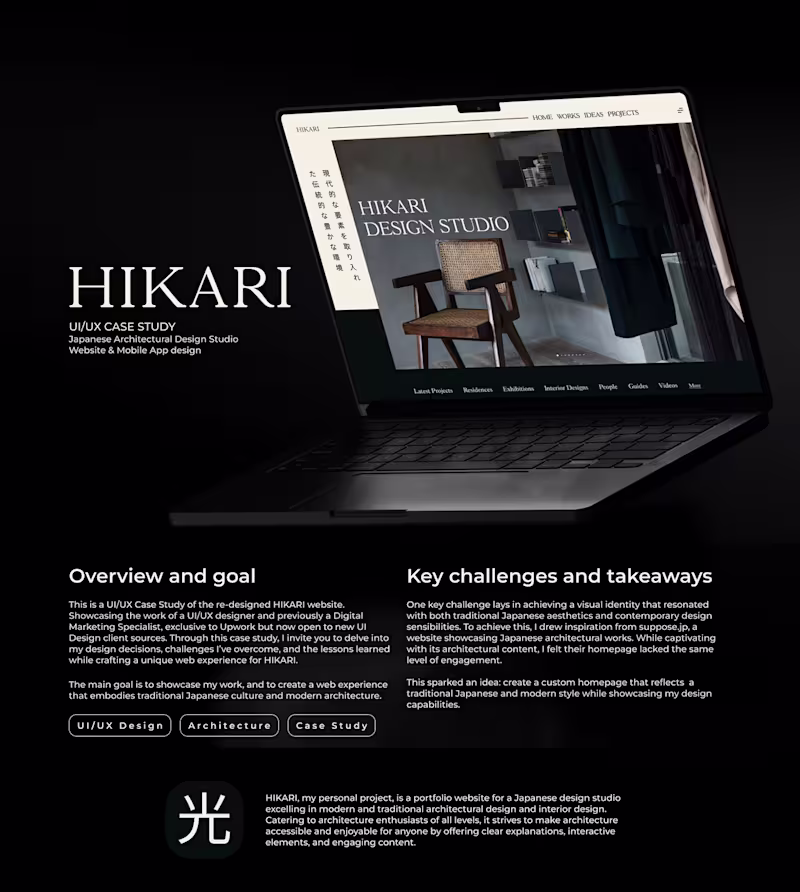 Cover image for HIKARI UI/UX Design