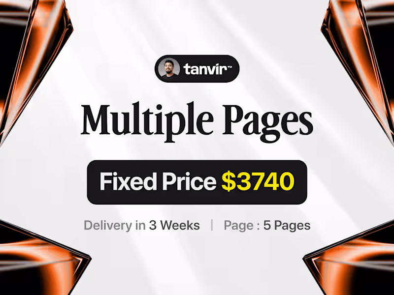 Cover image for Multi-Page Website with Framer