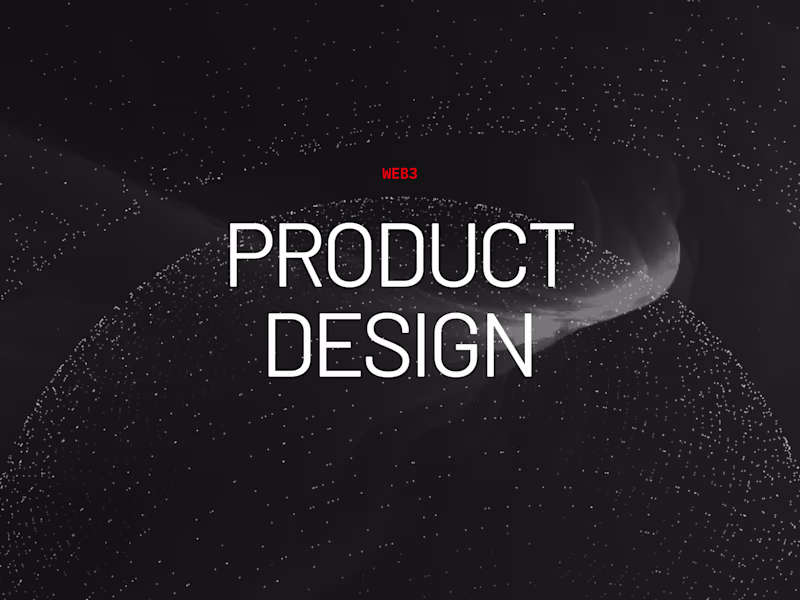 Cover image for Designing web3 products for millions since last decade