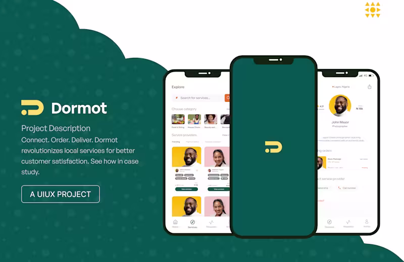 Cover image for Dormot Service Mobile App