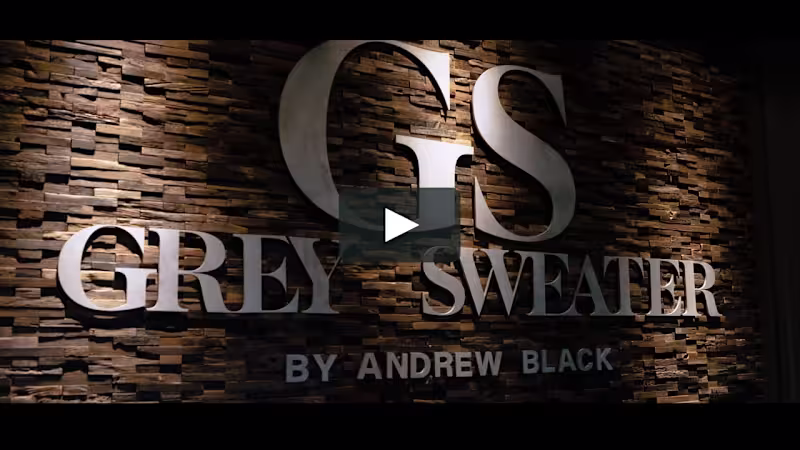 Cover image for Grey Sweater - Restaurant Web Video
