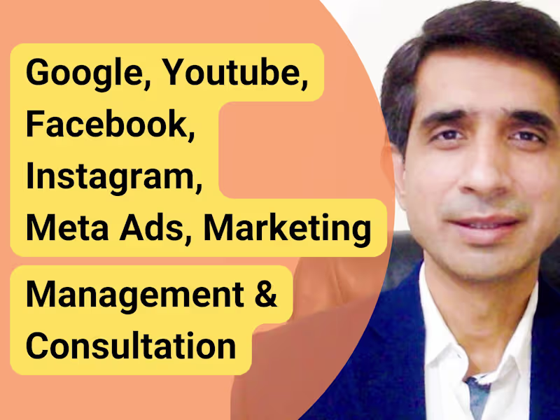Cover image for Google, Youtube, Facebook, Instagram Ads Management, Advice