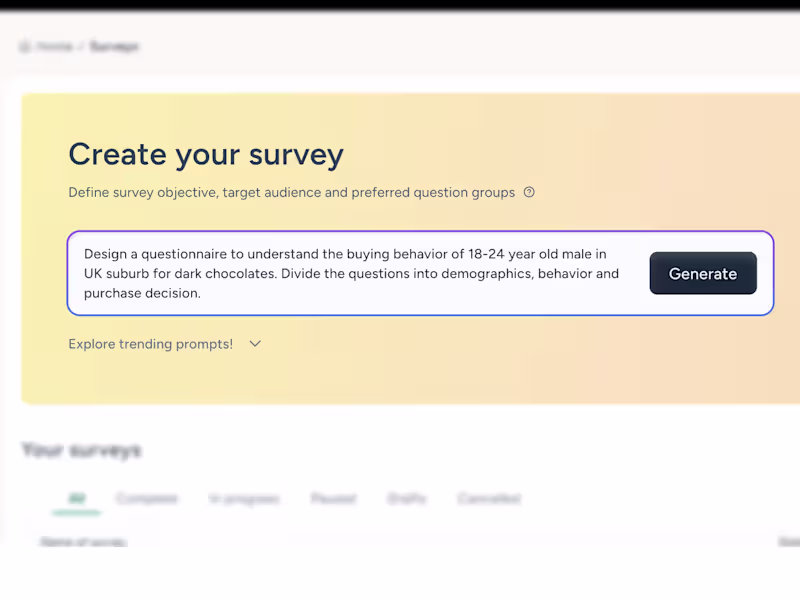 Cover image for AI-Powered Survey Creation Platform for Novus Insights