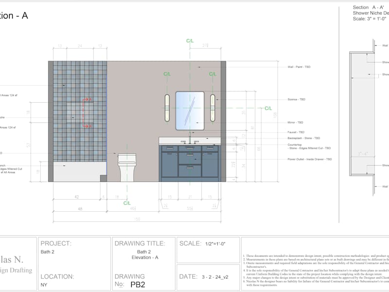 Cover image for 2d Interior design documentation CAD drawings