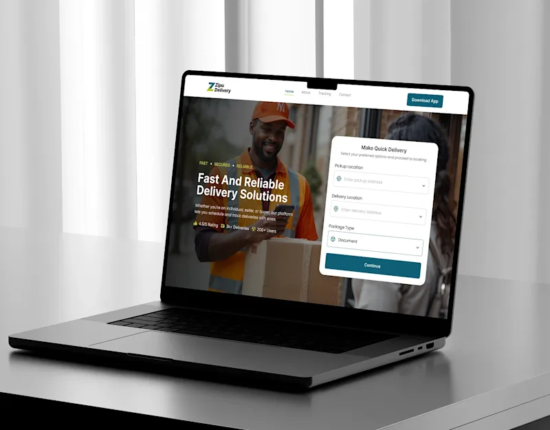 Cover image for Zipu Delivery | UX/UI Case Study