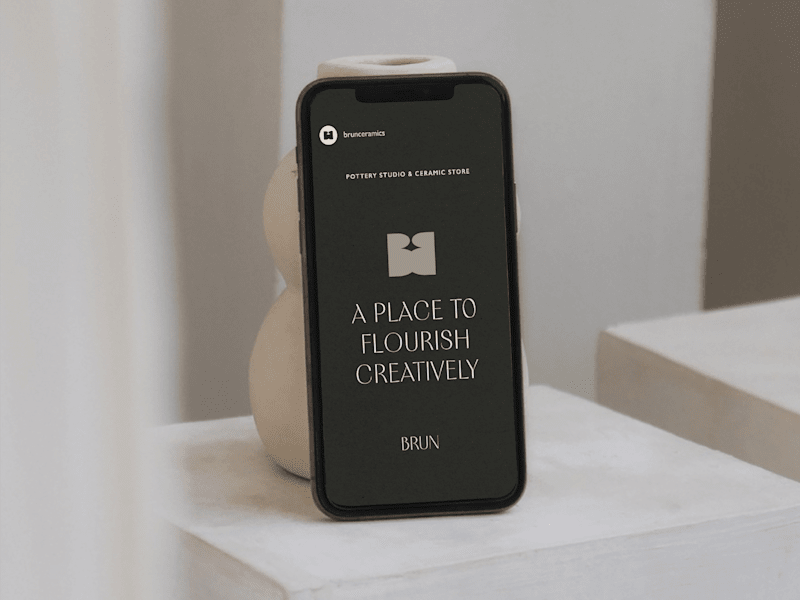 Cover image for Branding for BRUN pottery studio