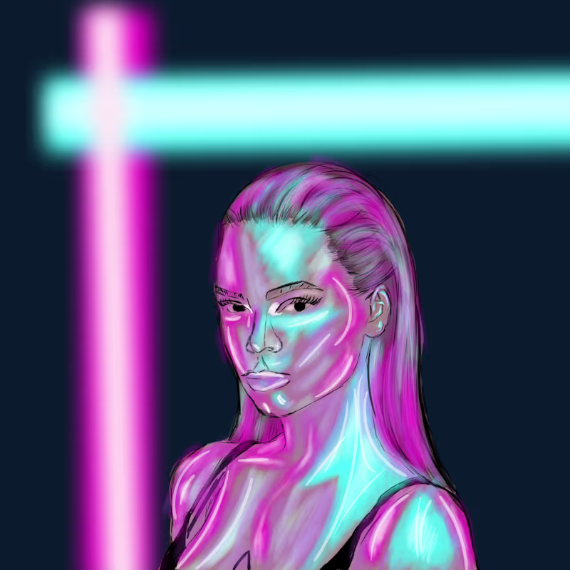 Cover image for Neon Lights (Quick Sketch)