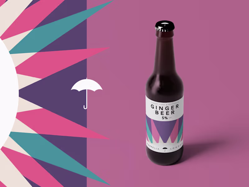 Cover image for Umbrella London - Ginger Beer Bottle Design