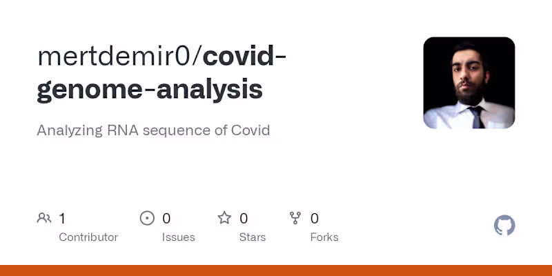 Cover image for mertdemir0/covid-genome-analysis