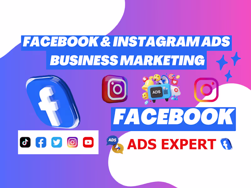 Cover image for I will setup facebook instagram shop meta ads marketing manager