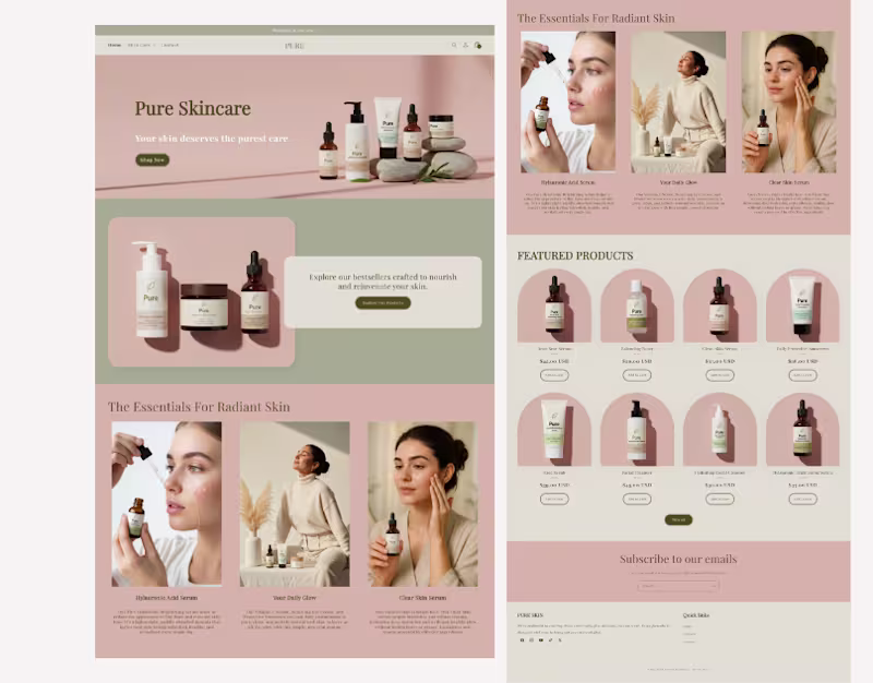 Cover image for Shopify Skincare Store Design and Development