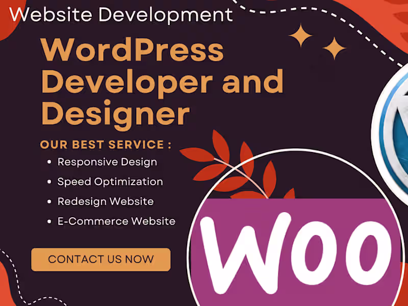 Cover image for I'm a professional WordPress deleoper and designer.