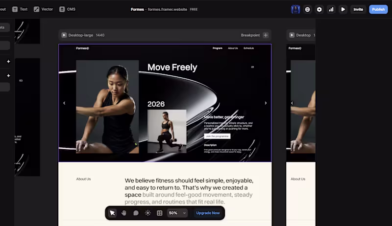 Cover image for Multi-Page Website in Framer (Design & Development)