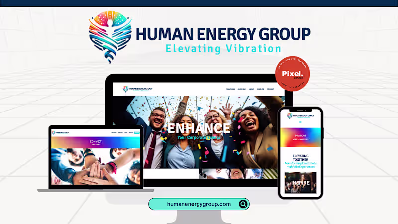 Cover image for Human Energy Group WordPress Website :: Behance