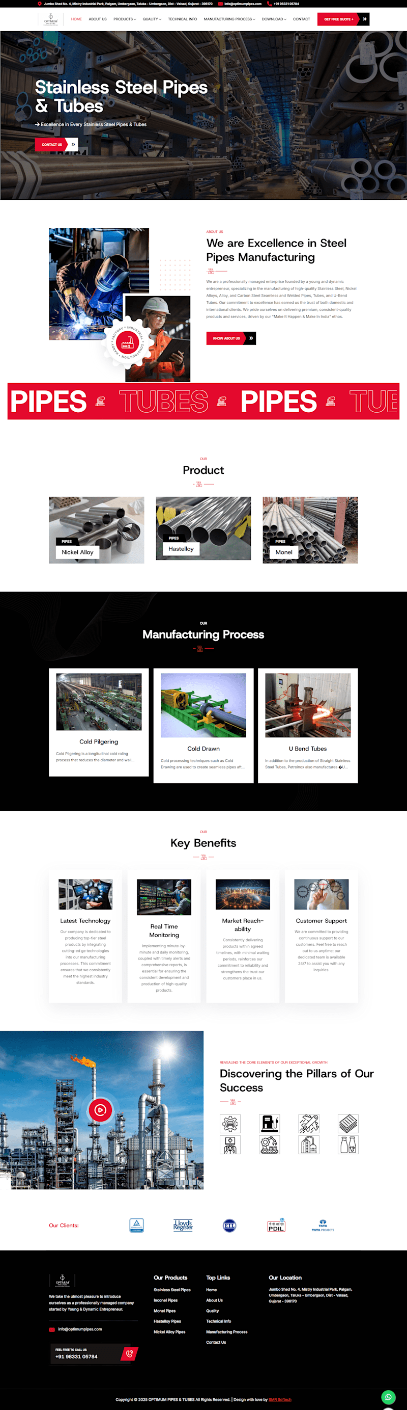 Cover image for Manufacturing Excellence at Optimum Pipes & Tubes