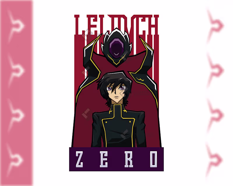 Cover image for Lelouch/Zero : a Code Geass Fanart