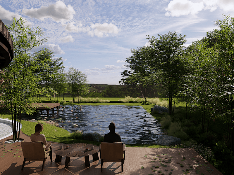 Cover image for Zen Garden - Architectural Concept Design :: Behance
