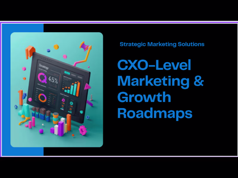 Cover image for Marketing Strategy & Growth Consulting