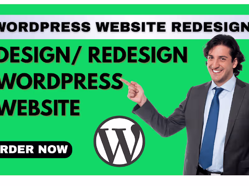 Cover image for Custom WordPress Website Design for Brands & Businesses