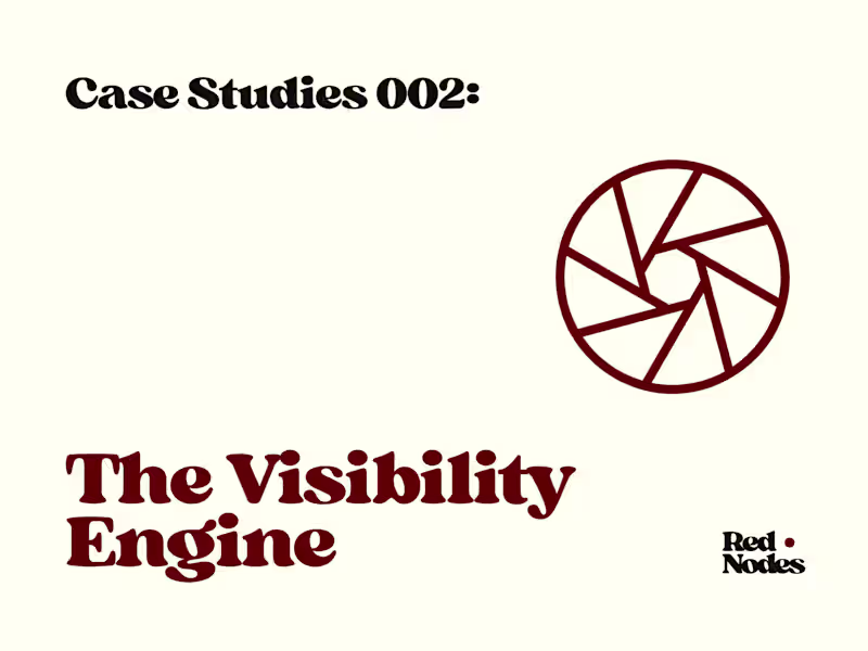 Cover image for Case Study 002: The Visibility Engine