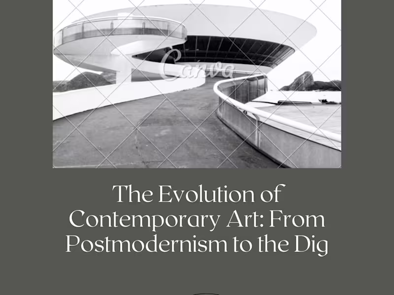 Cover image for The Evolution of Contemporary Art: From Postmodernism to the Dig