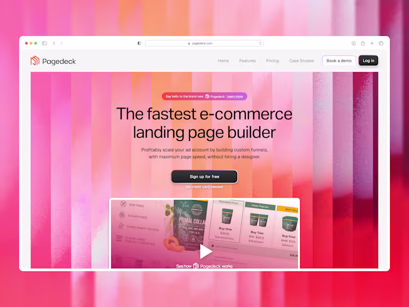 Cover image for Pagedeck Framer Development