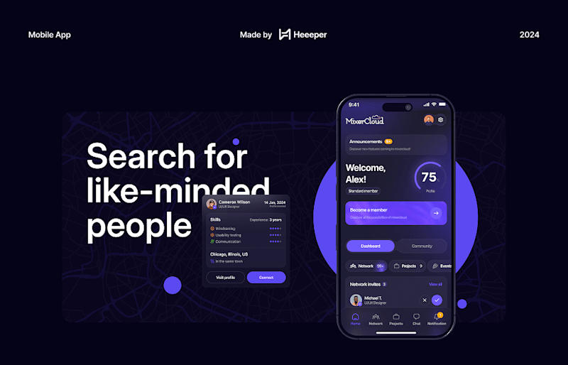 Cover image for Mixer Cloud Mobile Platform UX & UI Design