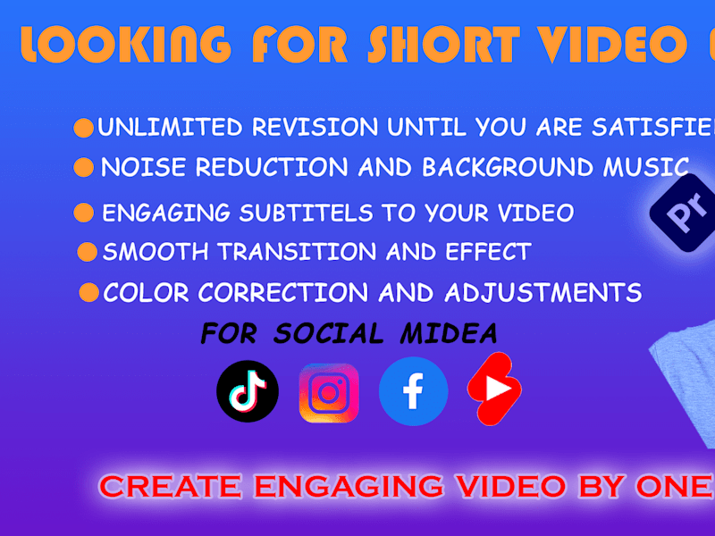 Cover image for 5 short video pack for social media|tiktok|instagram|facebook